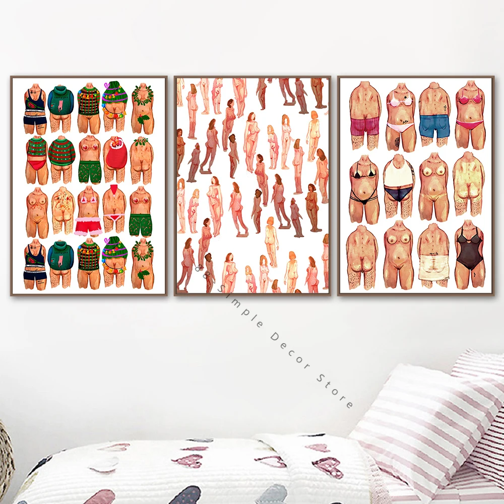 

Забавная Настенная картина в виде груди для ванной, красивая стена, абстрактная картина, Постер для девушек, двойков, без одежды, картины, де...