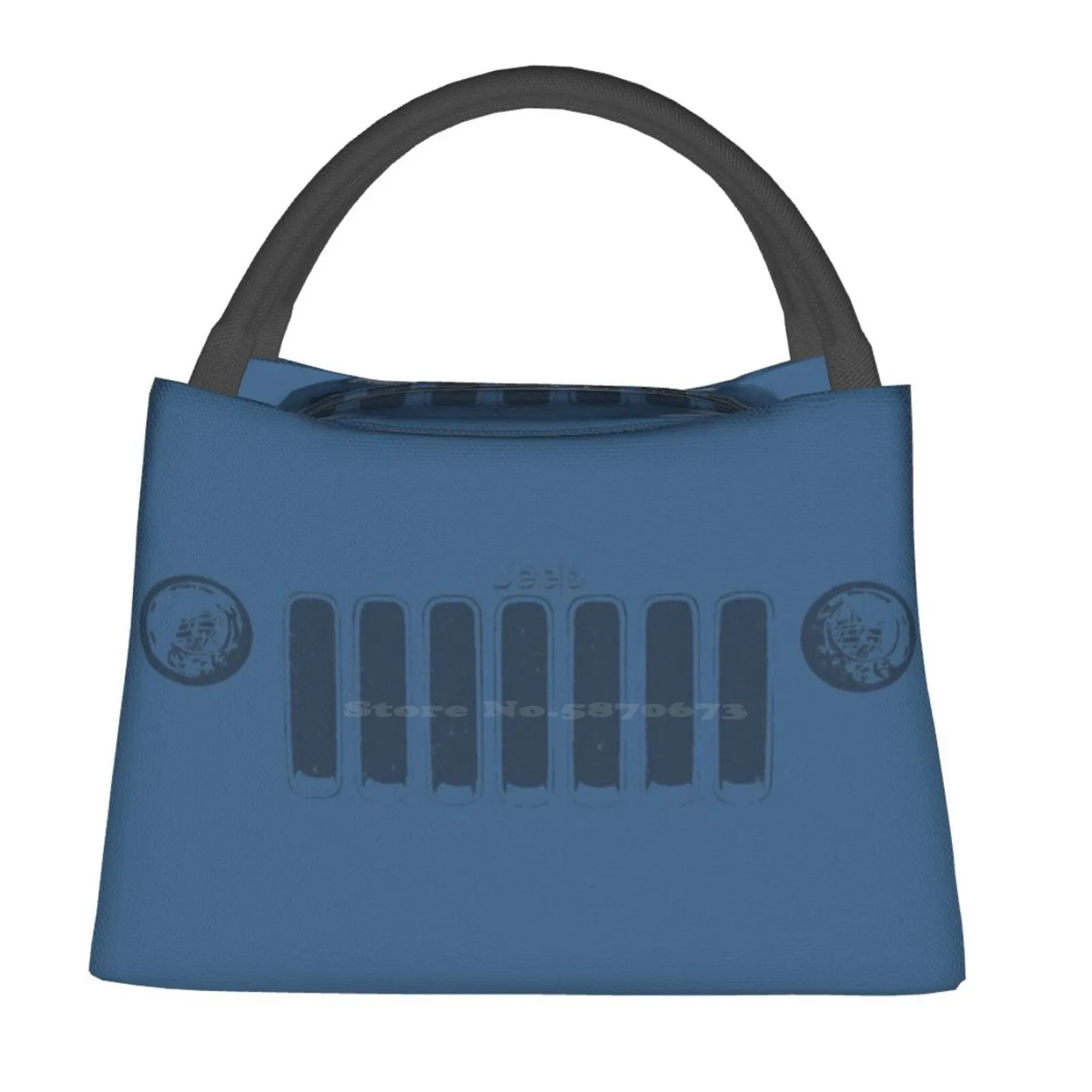 

Blue Grill Cooler Thermal Insulated Bag Custom Gift Life Grill