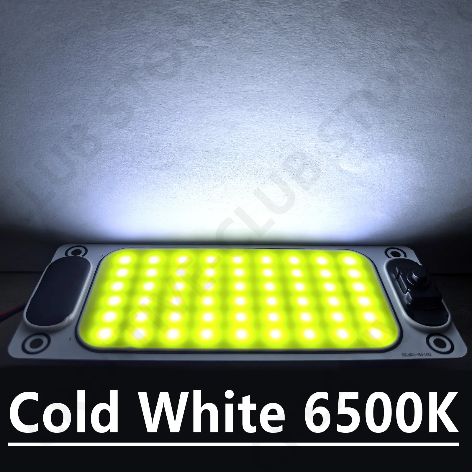 Фото Светодиодная COB-лента 12В 24В для чтения в автомобиле, SMD LED ночная подсветка, внутренний потолочный светильник с выключателем для фургонов, грузовиков, кемперов №2