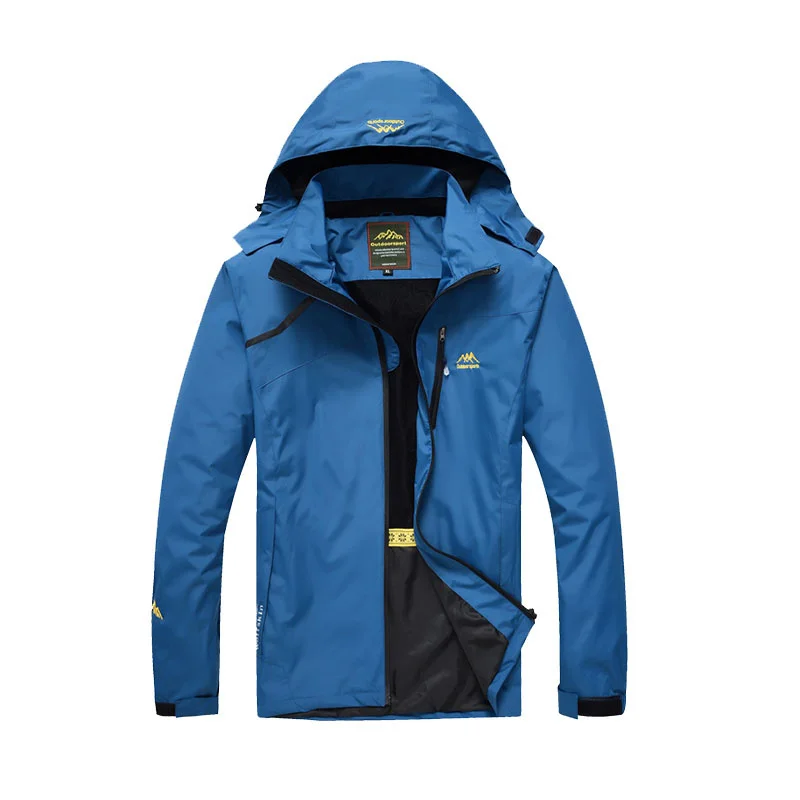 

New Spring Autumn Men's Hiking Jackets Men Outdoor Sports Fishing Climbing Trekking Windbreaker Jacket Waterproof Rain Coat JN06