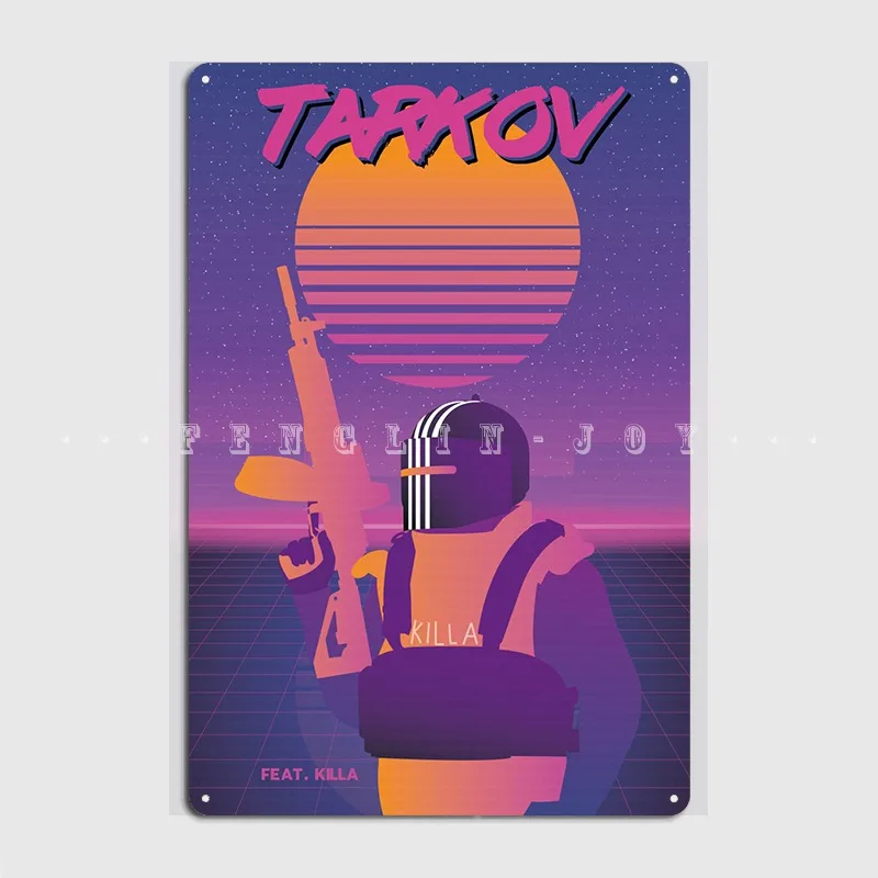 

Металлический знак Killa, настенная пещера, украшение для гостиной, живопись, Декор, жестяной знак, постер