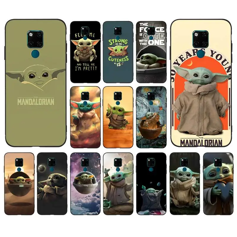 

Disney Baby Yoda The Mandalorian Phone Case for Huawei Mate 20 10 9 40 30 lite pro X Nova 2 3i 7se