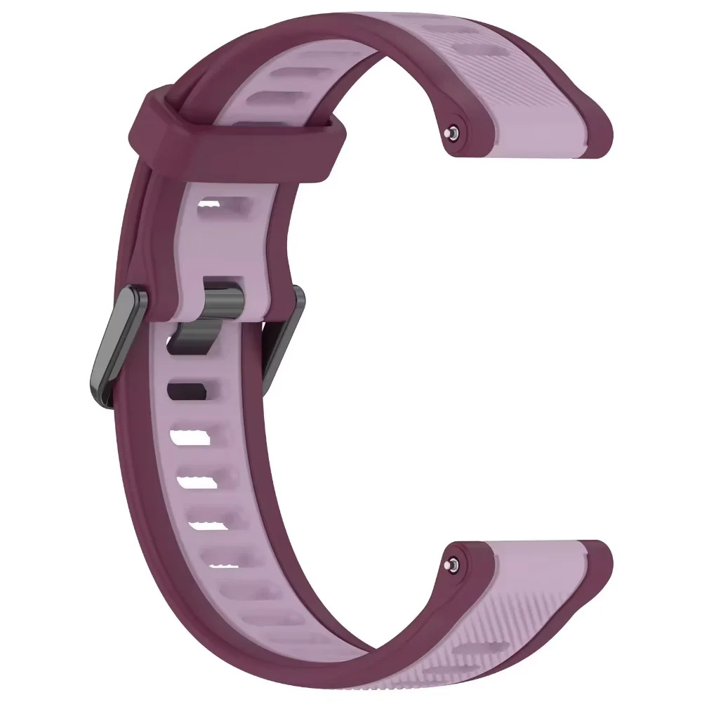 Фото Мягкий силиконовый ремешок 18/20/22 мм для Huawei Watch GT6-5-4 41 мм, GT6 Pro 46 мм, Garmin Venu 3S, дышащий браслет для Xiaomi Watch S5 №3