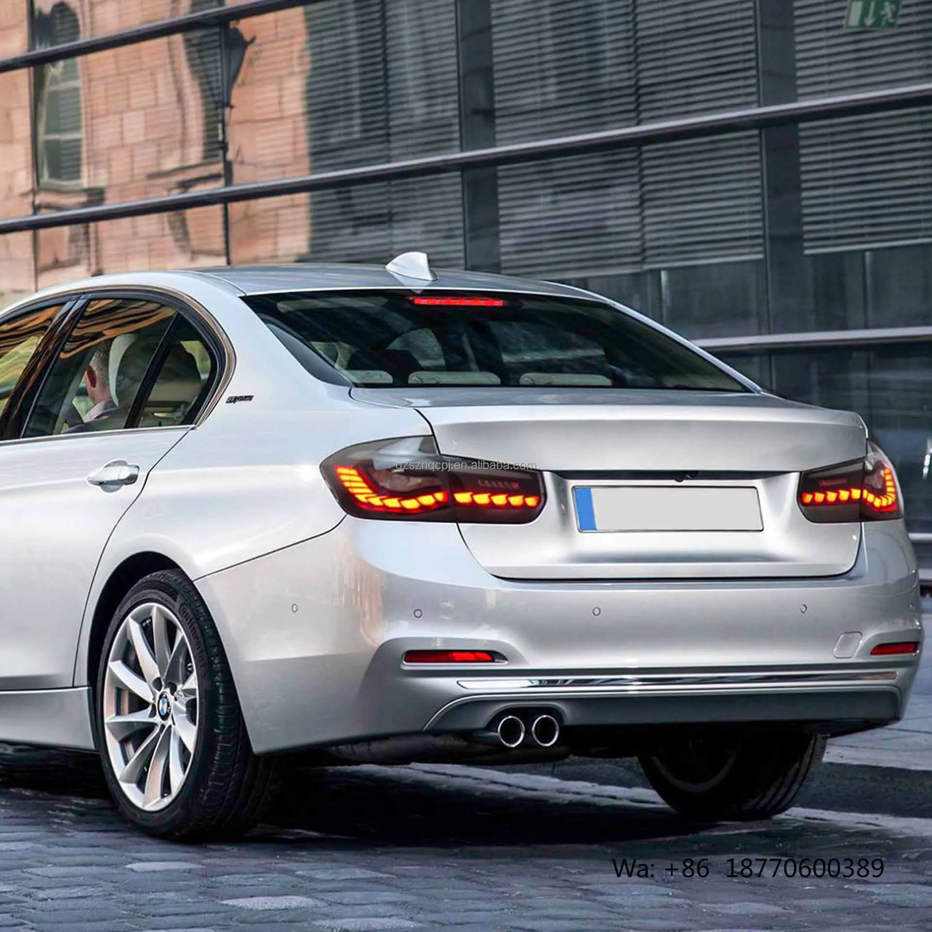 Фото Светодиодные задние фонари для BMW 3 серии F30/F35 2013-2020 в стиле GTS с динамическим включением, задние фонари DRL, автомобильные аксессуары №2