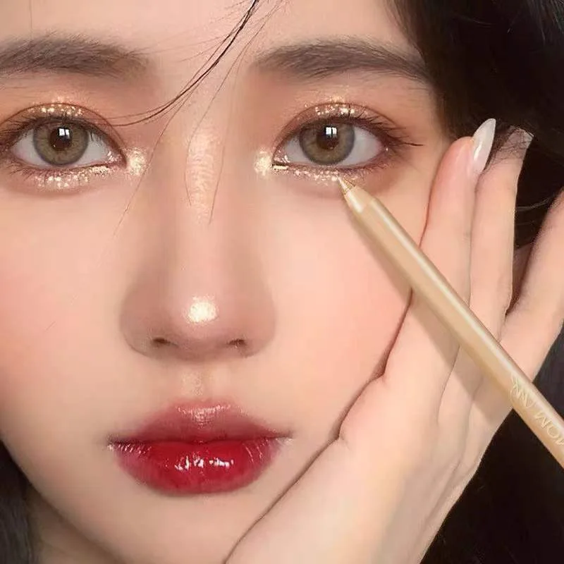 

PEGGYLIN Eyes Pencil Shiny Glitter Eyeshadow Pen Eyeliner Pearlescent Matte Highlight Pen Brighten Silkworm Makeup Tool Cosmetic
