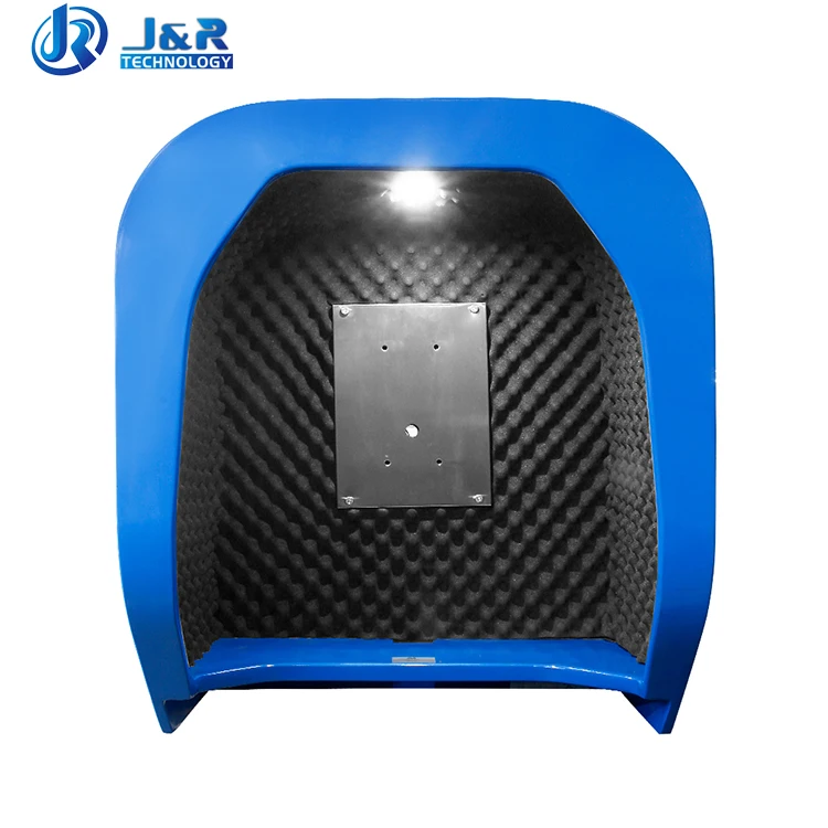 Фото Звукоизолированная морская телефонная будка J&R JR-TH-01 с классом защиты IP66, шумоподавлением 23 дБ, вандалостойкая, антистатическая №5