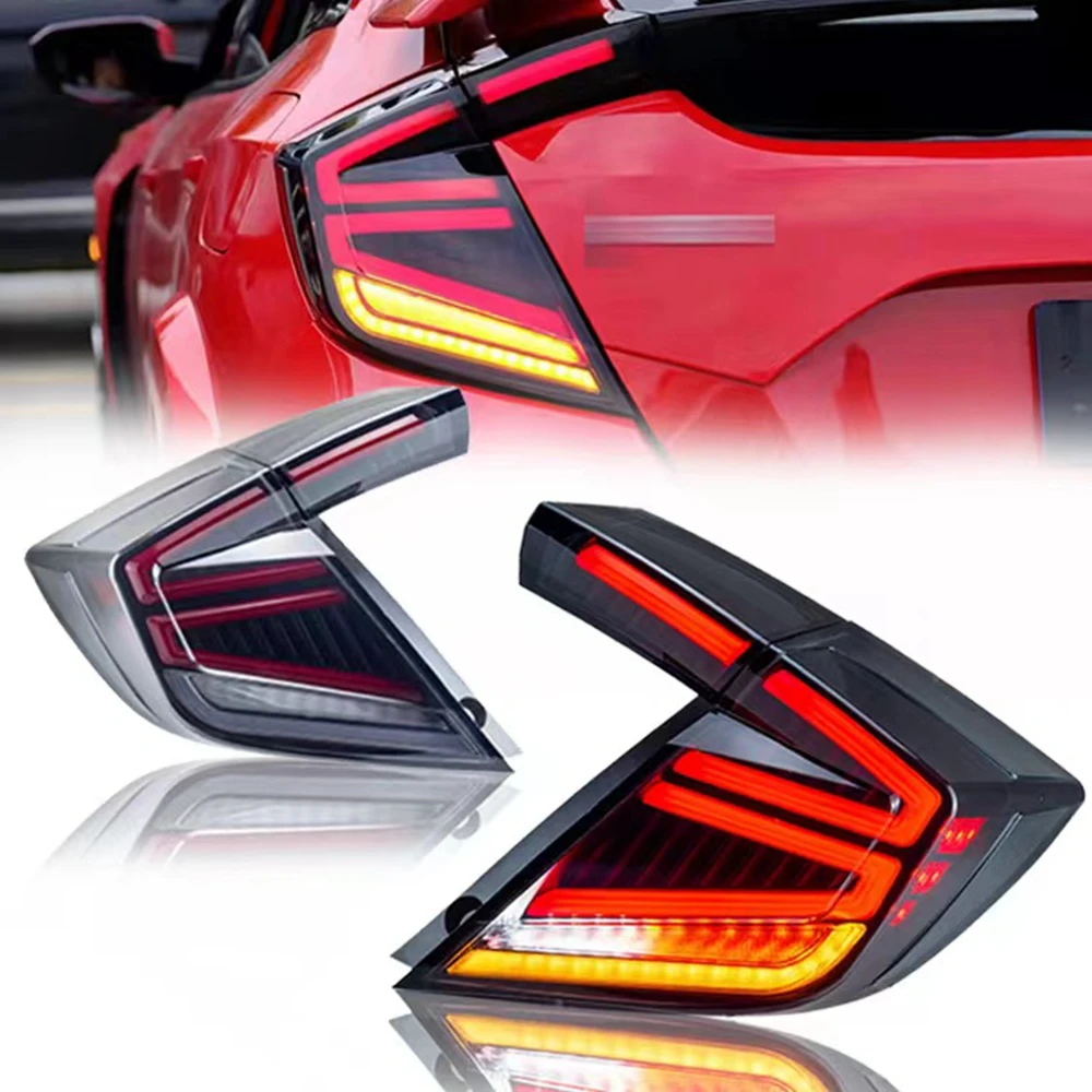 

Фонарь в сборе, дневные ходовые огни, динамические ходовые огни, тормоз, сигнал поворота для Honda Civic Тип R, 10-й хэтчбек, 2016-2021