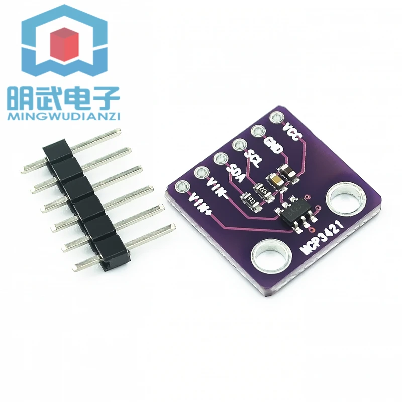 Семейный анализатор PIC MCP3421 I2C sot23-6δ Sigma ADC, оценочная плата