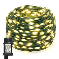 outdoor 8 modes 100m 800leds christmas fairy lights garland waterproof leather wire string lights for party wedding patio decor