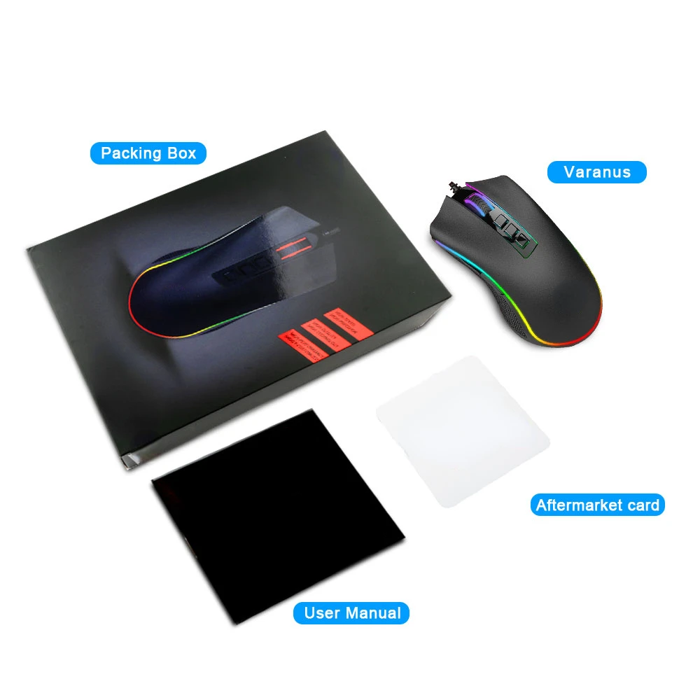 

Новая модная мышь M711 с RGB-подсветкой, 12400 DPI, 9 кнопок, программируемая эргономичная мышь для компьютера, ПК, геймера
