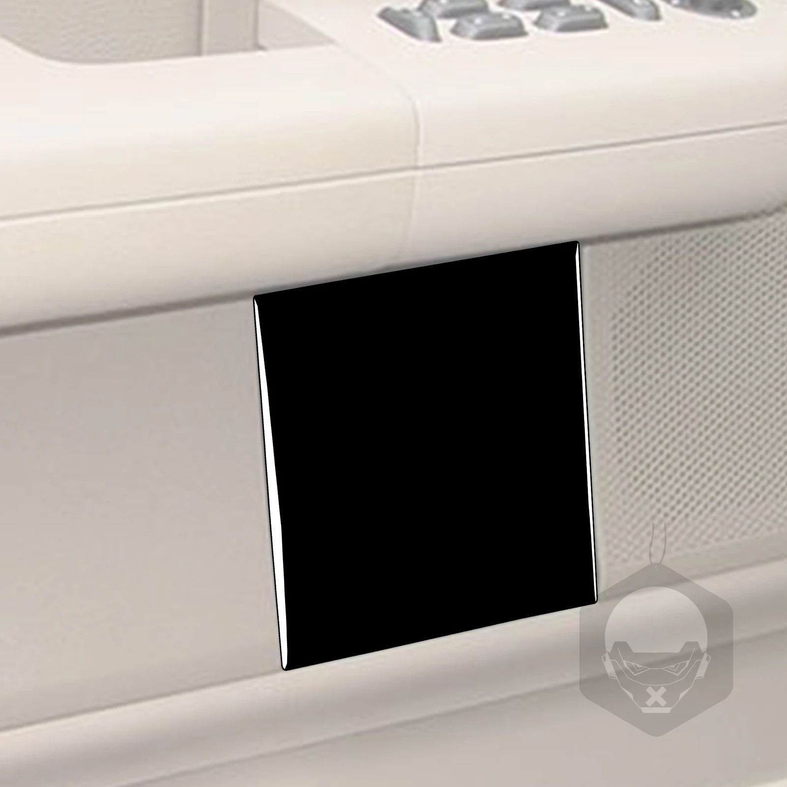 Накладка на переднюю дверь для Frod F150 2004 2005 2006 2007 2008 мягкая черная наклейка