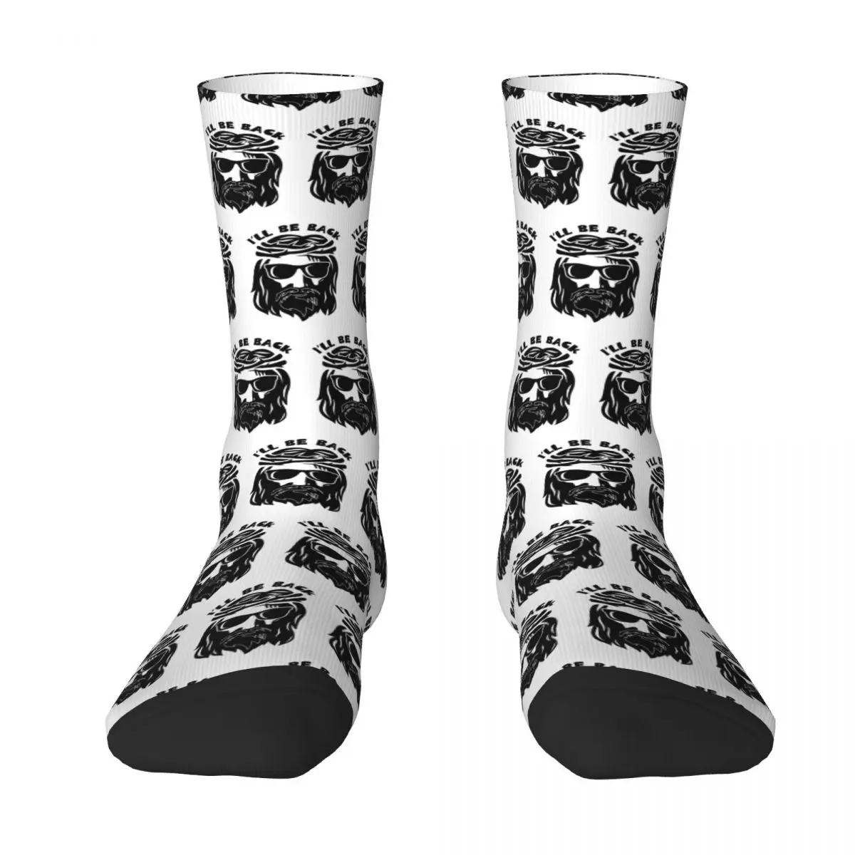 Jesus Is Returning Rapture I'll Be Back Adult Socks,Unisex socks,men Socks women Socks