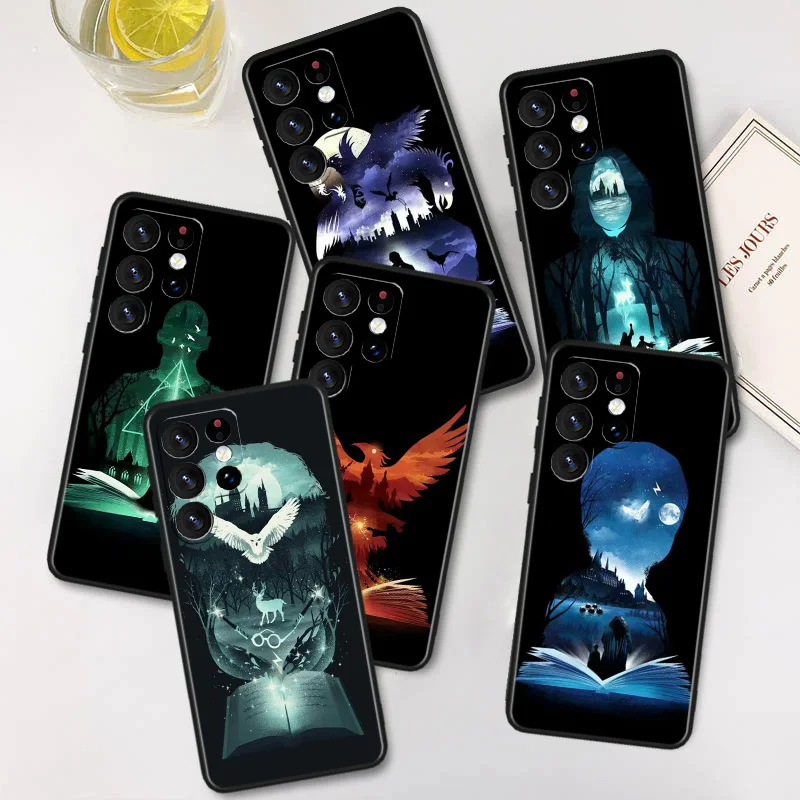 

Wand Potterss Cute Phone Case For Samsung A22S A22 A21S A14 A13 A12 A11 A04S E A03S A02S A01 Core Black Soft Cover