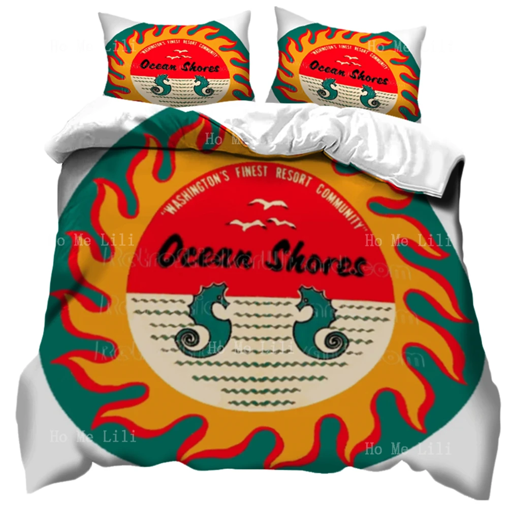 Комплект постельного белья из трех предметов с пододеяльником и изображением