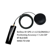 Mobile phone external Bluetooth GPS L1+L5 dual frequency Beidou B1 GLONASS L5 USB receiver Bluetooth BLE EDR Ovi Interactive Map