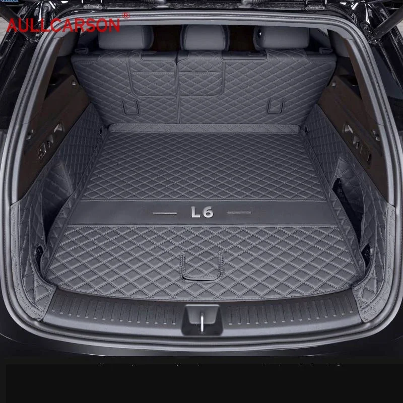 

Для Lixiang LI L6 2024 коврики для багажника искусственная кожа прочная подкладка для груза коврики для багажника полное покрытие автомобильные аксессуары