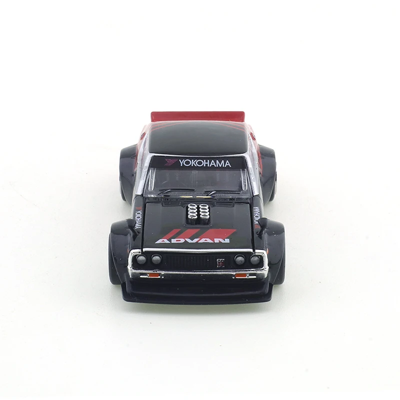 XCARTOYS 1/64 POP RACE 1:64 Nissan SKYLINE GT-R V8 ADVAN модель автомобиля из окрашенного сплава S34-02
