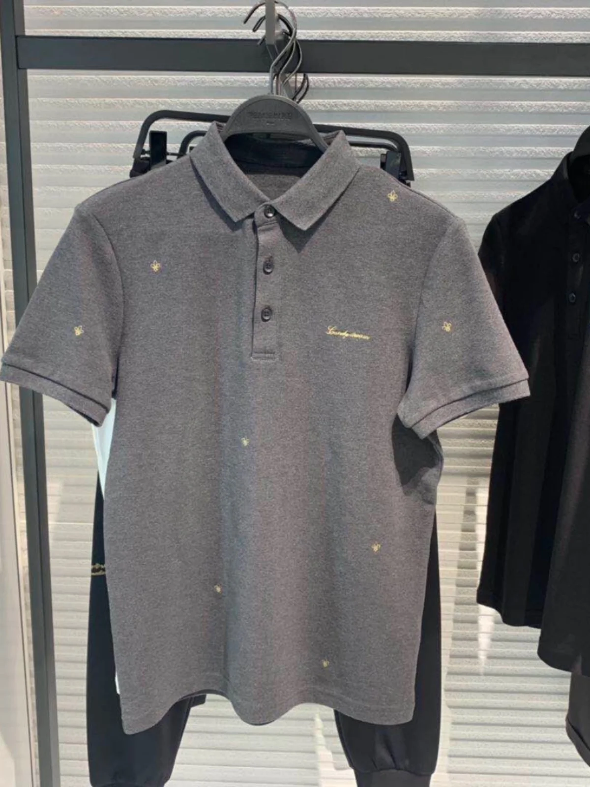 Niaojia Fashion Brand Polo Shirt Men's Short Sleeve Summer Embroidery Youth Business Trend Lapel Casual T-shirt Paul Fa...