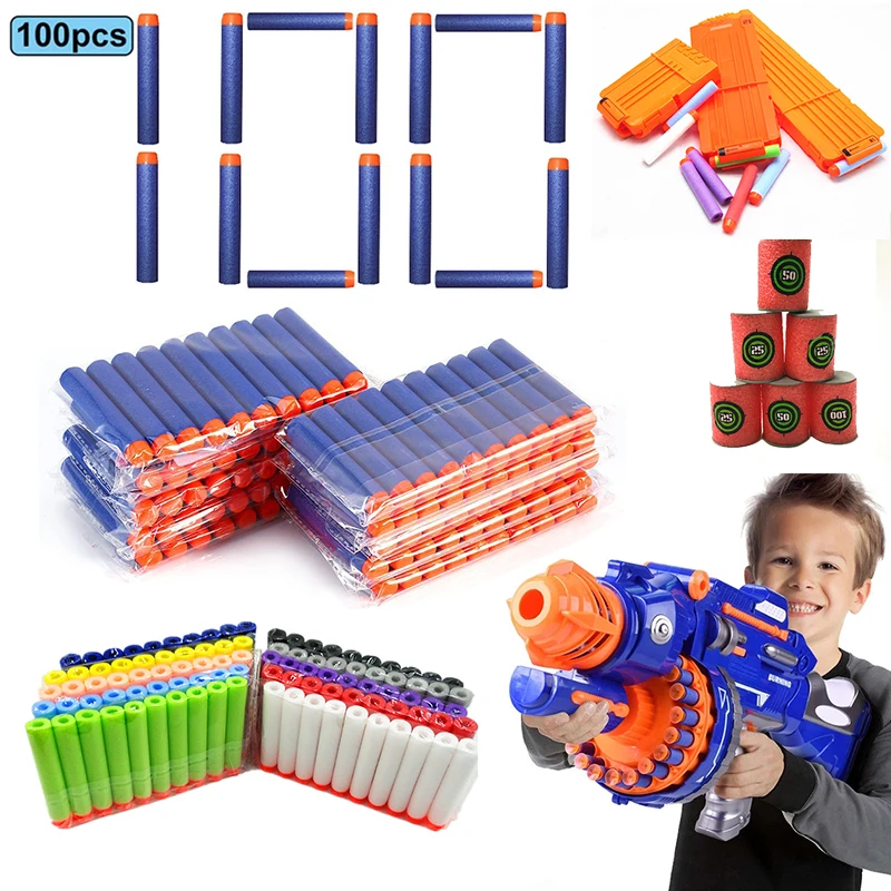 

Мягкие пули для Nerf, 7,2 см, пули для Дартса с круглой головкой, мягкие пули для детского игрушечного пистолета, универсальные пули для NERF N-Strike бластера