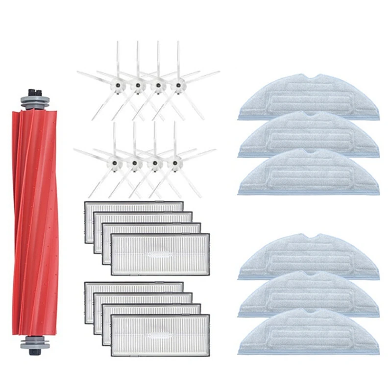 

Practical Boutique Replacements HEPA Filter Side Brush Mop Cloth For Xiaomi Roborock S7 T7S T7plus Accessories Mopping Cloth Par