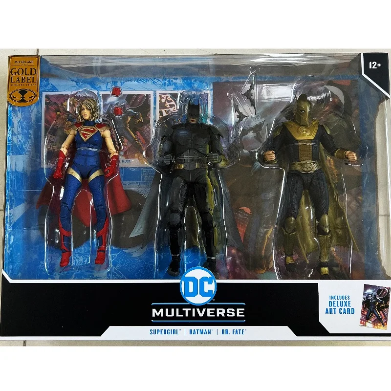 7-дюймовая аниме-фигурка Macfarlane Joker Batman Supergirl Доктор Доля Модель Кукла Коллекция