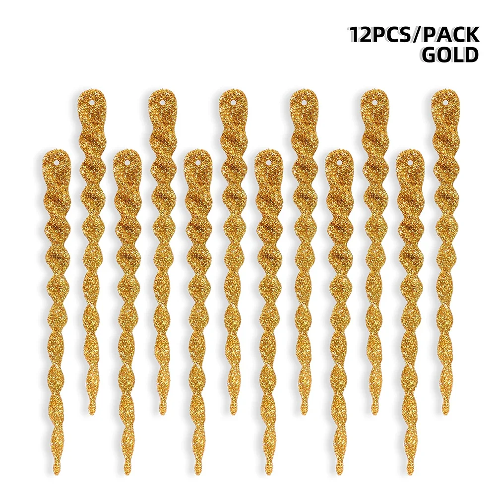 

Искусственные сосульки для украшения 12 шт.