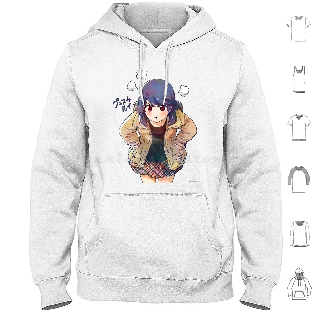 

Domestic Girlfriend-Cute Rui Baka Fanart ! Hoodies Long Sleeve Domestic Girlfriend Domestic Na Kanojo Rui Hina