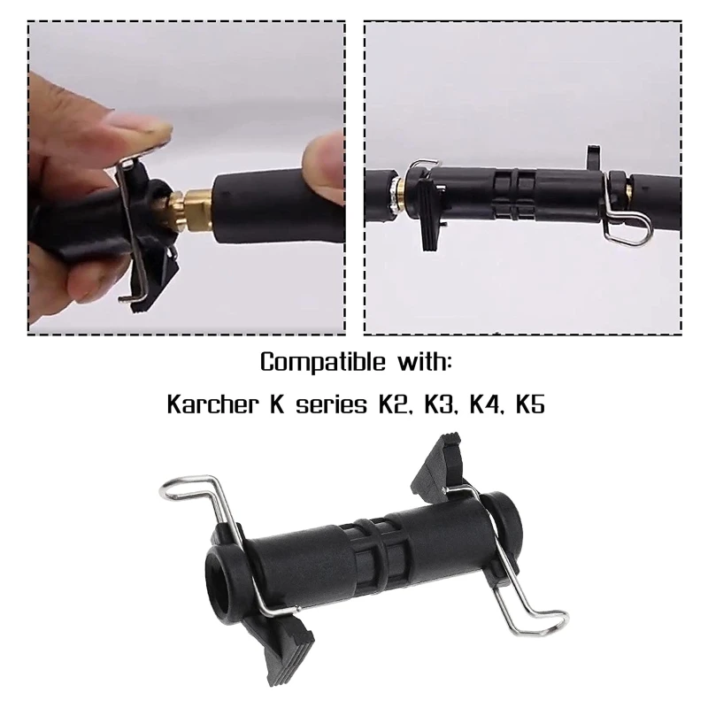 

Upgrade Power Washer Lance Quick Connect Power Washing Sprayer High Pressure Washer Extension Rod Telescoping