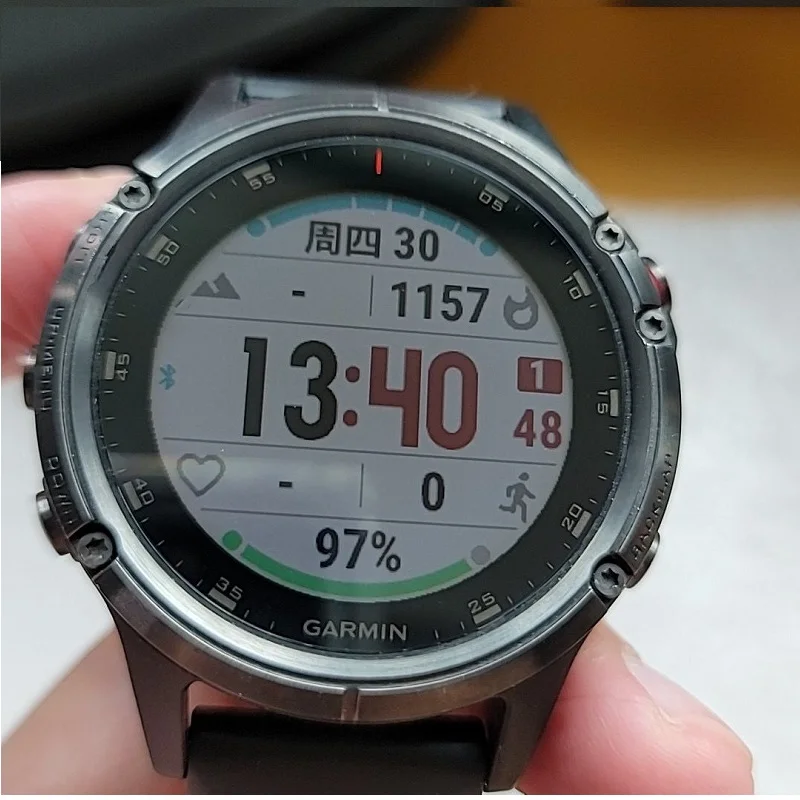 

Garmin Fenix5 Plus Sapphire Computer Watch Used 98% New GPS Pre-Owned English Portuguese Spanish Russian Multilingual