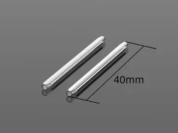 Optical fiber hot melt tube heat shrinkable tube Bare optical fiber hot melt butt joint protective sleeve single core 40 45 60mm