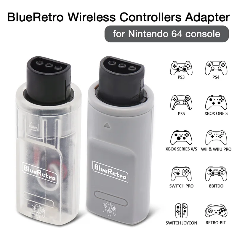 Фото Адаптер беспроводных игровых контроллеров BlueRetro 2025 для консоли Nintendo 64 на PS3, PS4, PS5, игровых контроллеров Nintendo Switch №2