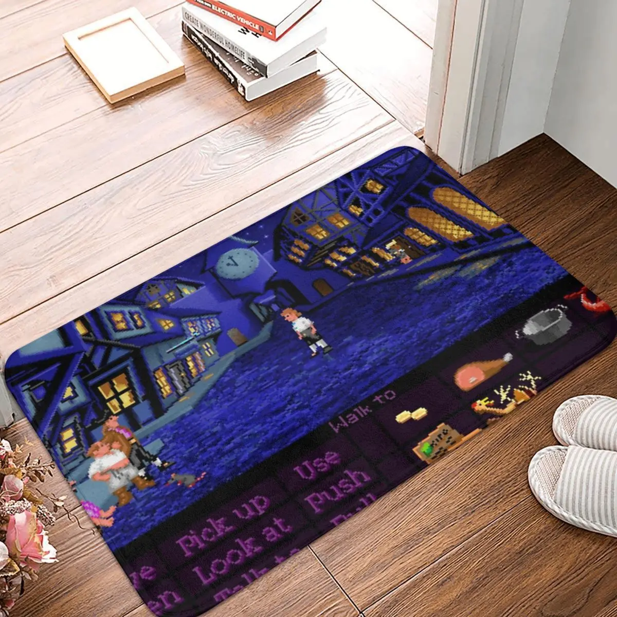 

Melee Island Streets Doormat Rug Carpet Mat Footpad Polyester Non-slip Sand Scraping Front Room Corridor Kitchen Bedroom Toilet