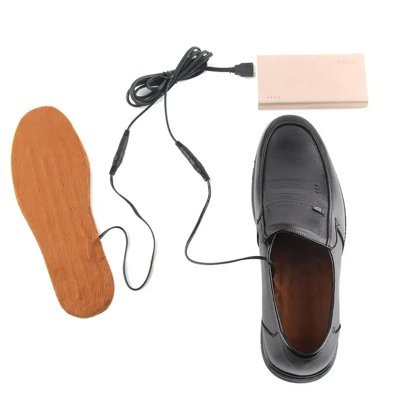 

Heated Insoles Rechargeable Heated Shoe Insoles Washable Warm Thermal Winter Insole USB Heating Insoles for Men and Women