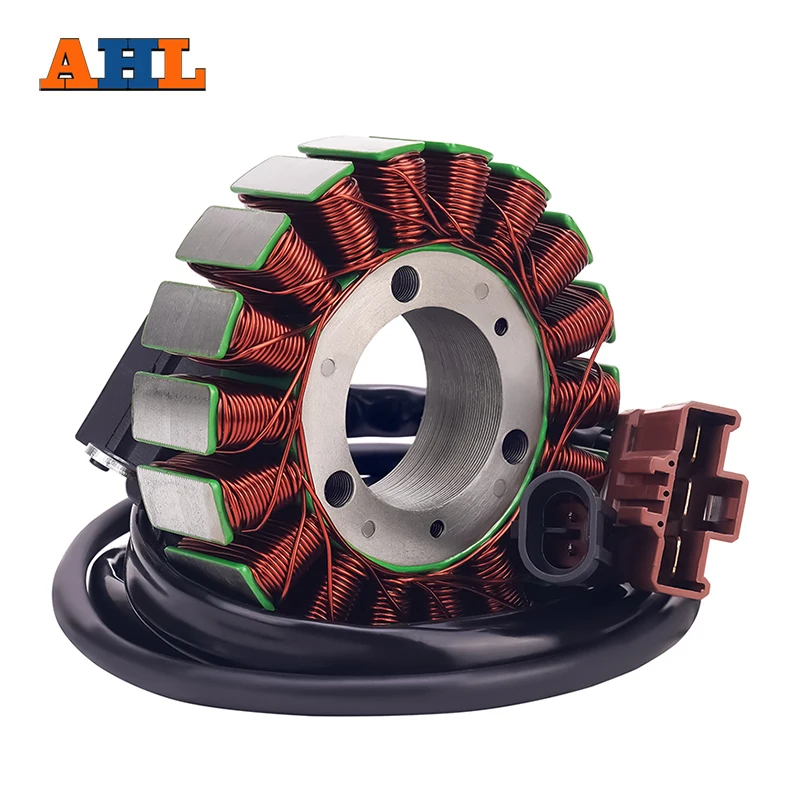 AHL Motorcycle Generator Stator Coil Kit For Piaggio Beverly 400 500 ie Tourer Cruiser E3 MP3 LT MIC RL Touring Sport Business