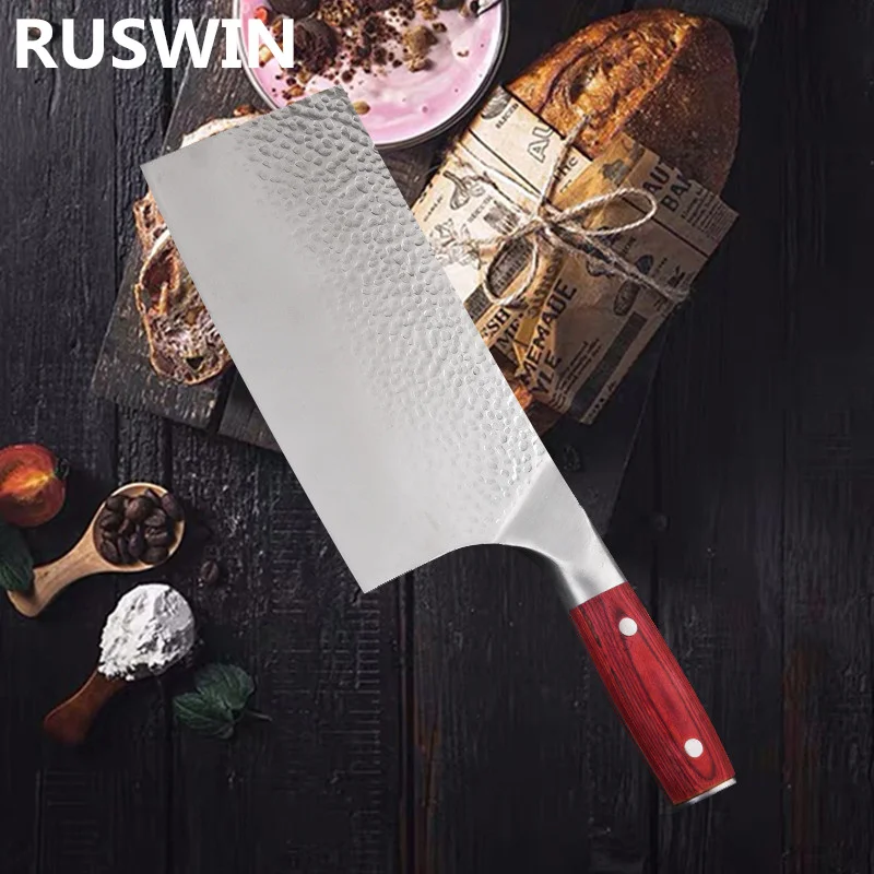 

Chef Butcher Knife Kitchen Knife Cooking Tool Forged Chopping Utility Cleaver Knife Boning Knives Chef Knives Vegetable Knives