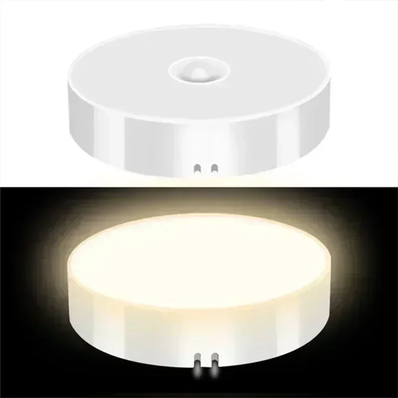 

Перезаряжаемый Светодиодный Ночник С USB-питанием И Датчиком Движения PIR Для Лестниц, Кухни, Шкафа