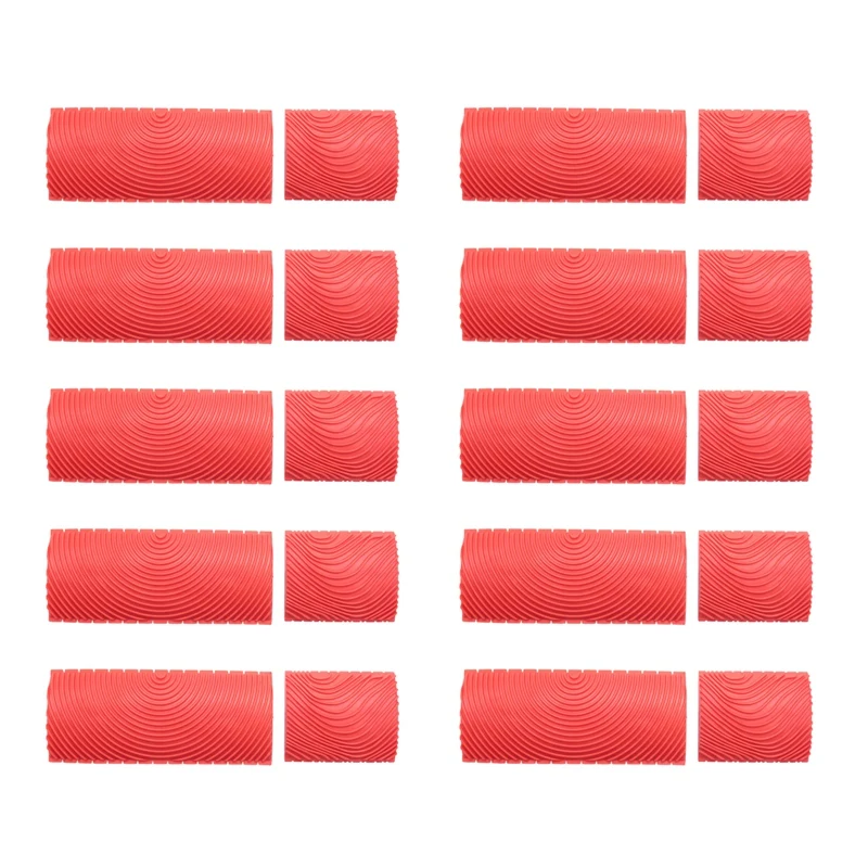 

JFBL Hot 20Pcs Wood Graining Grain Rubber Patin Painting Effects DIY Wall Decoration Tools