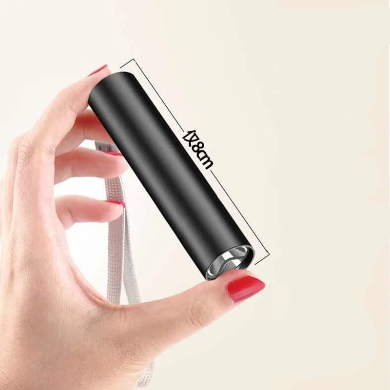 

Small Size Multi-function Flashlight EDC Self-defense Flashlight Anti-wolf Emergency Safety Tools Outdoor Personal Protect Tools