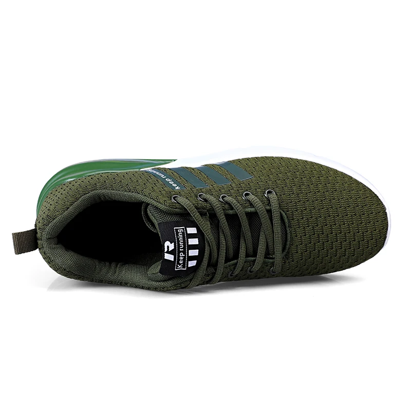 New Red Green Men Air-Permeable Mesh Sneaker Summer Lightweight Running Shoes Durable Comfortable Wear For Leisure Sports 38-46