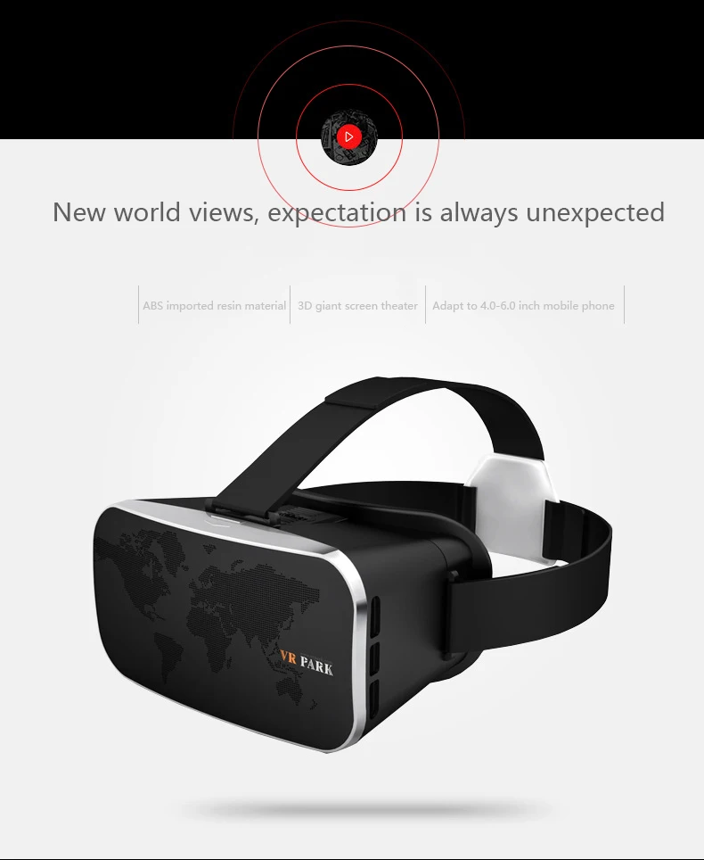 V3 Virtual Reality VR Glasses 3D Glasses Helmets for Smartphone with Controller Vr Headset for Phone enlarge