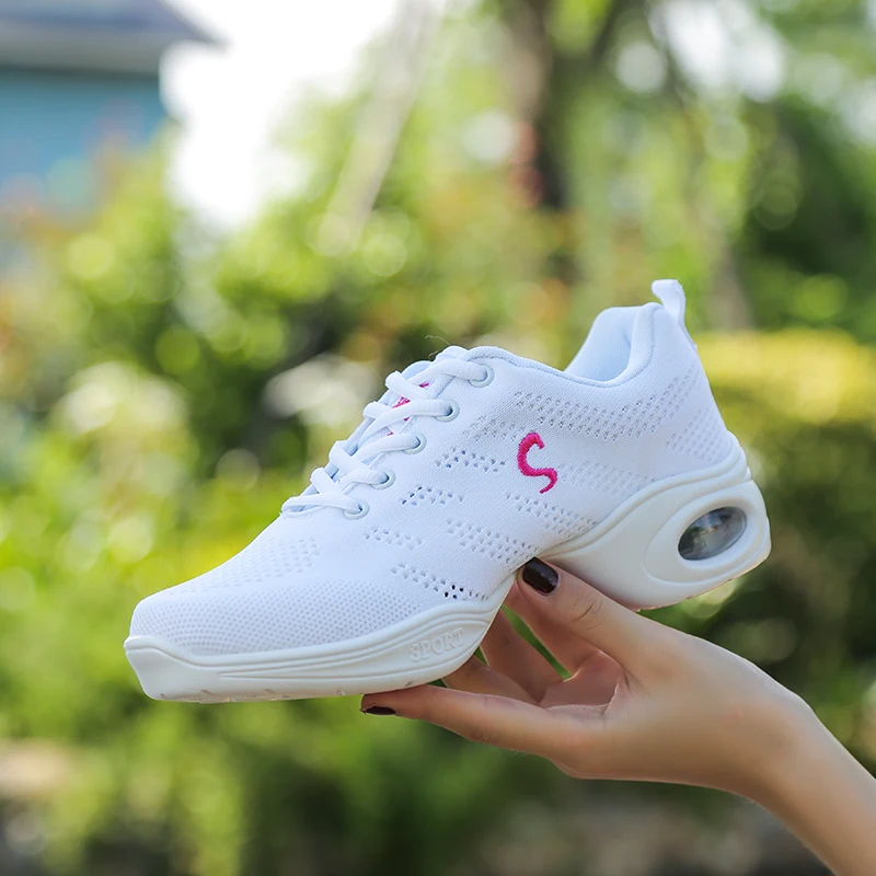 Womens Toning Shoes Comfortable Latin Dance Function Sneakers Dance Shoes Slimming Fitness Shoes Female Breathable Sports Shoes