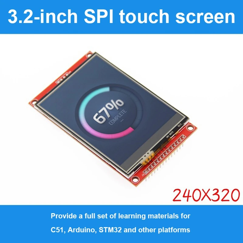 

3,5-дюймовый ЖК-модуль SPI RGB 65K, цветной 240X320 TFT модуль ILI9341 занимает не менее 4 ввода-вывода 3,2 в (MSP3217)