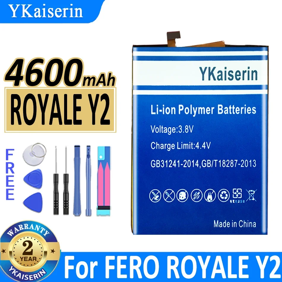 

Аккумулятор ykaisсеребрин на 4600 мАч для батарей FERO ROYALE Y2 мобильный телефон