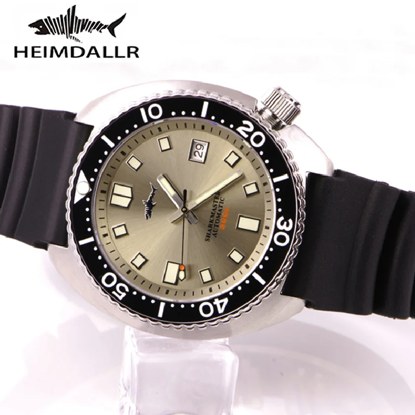 

Heimdallr Turtle Abalone Diver Watch Sapphire Glass NH35 Mechanical Wristwatches 300m Water Resistant Automatic Luxury Watch Men