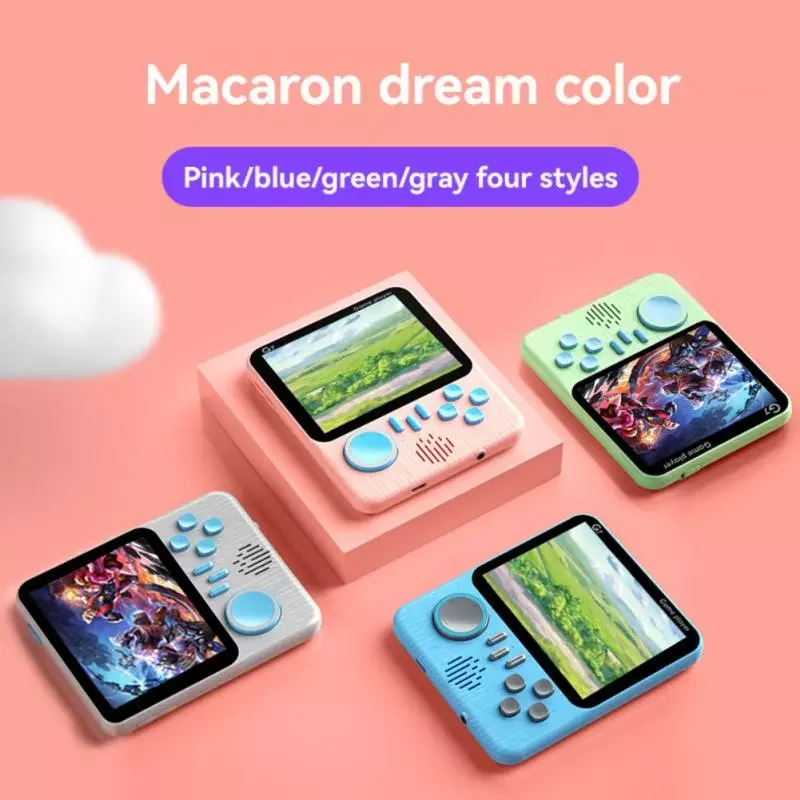 

NEW2023 G7 Video Game Consoles 3.5 Inch Multi-color Ultra-thin Game Player With 666 Games Color Screen Retro Game Console For Ki