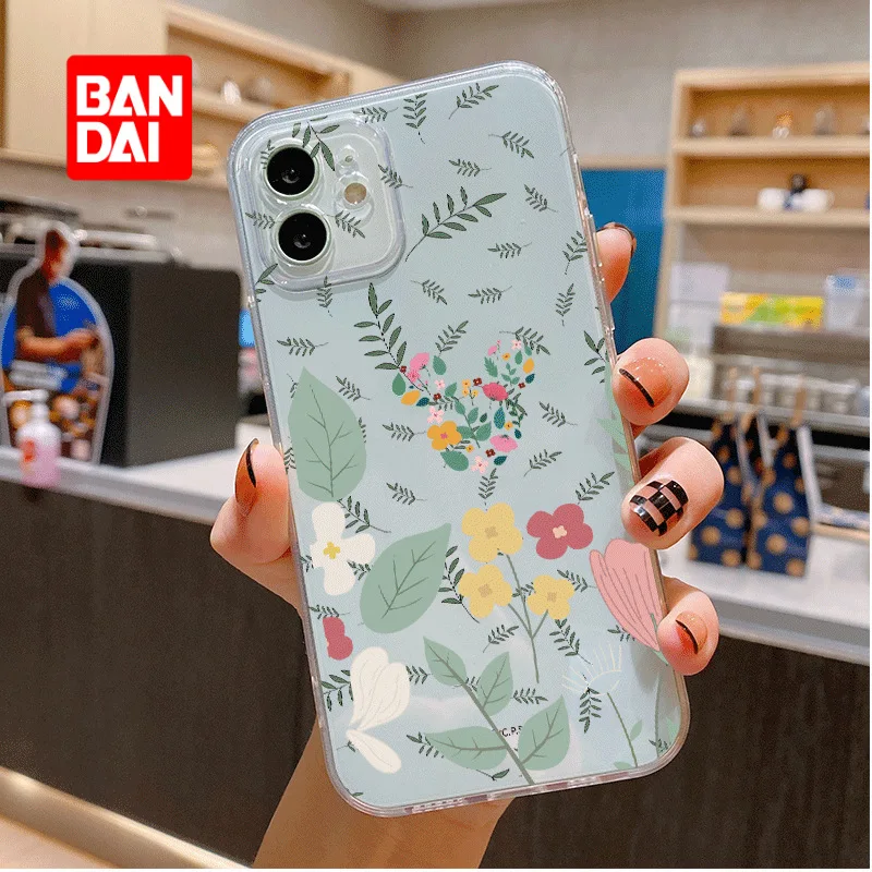 

Bandai Disney Case for iPhone 13Pro 12 12Pro 11 Pro X XS Max XR 7 8 Plus Cartoon Phone Back Cover Kawaii Transparent Soft Fundas