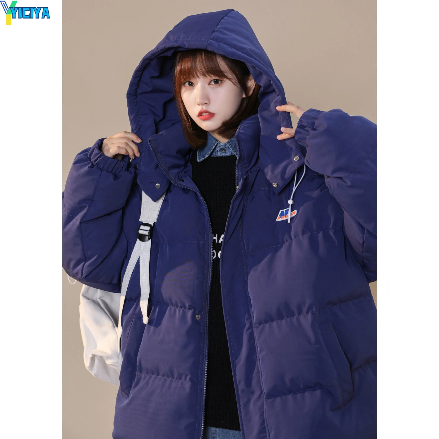 YICIYA 2023 Women Winter Parkas Coats Stylish Thick Warm Hoodies Jackets Female Clothing Streetwear Outerware Coats New Hot Y2k