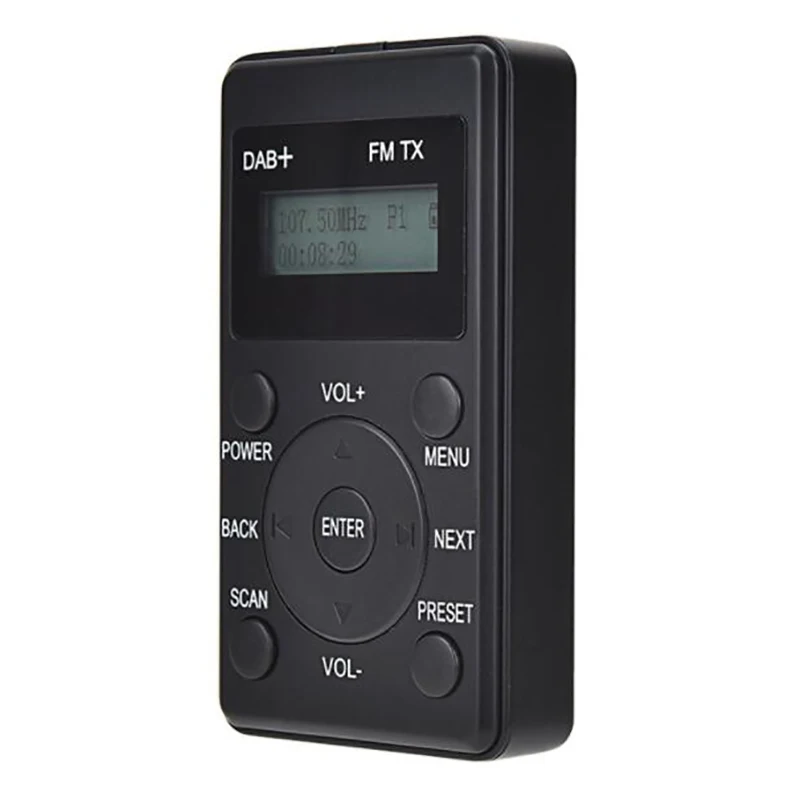 Портативный мини-приемник DAB для автомобиля и FM-передатчик Плюс Цифровое Радио