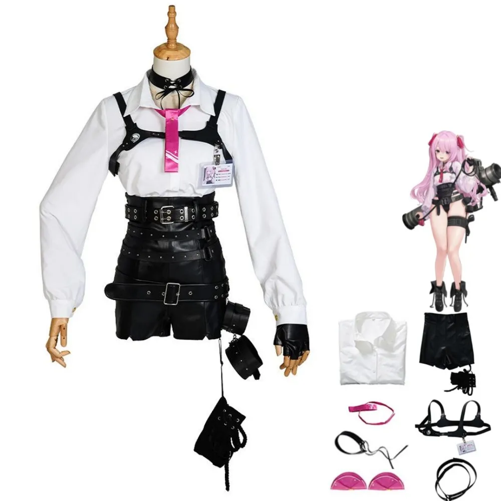 

Anime Game NIKKE：The Goddess of Victory Yuni Cosplay Costume JK Uniform Skirt Combats Woman Sexy Kawaii Halloween Carnival Suit