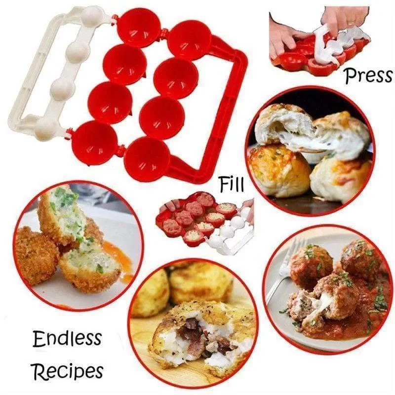 1PC new meatball mold making fish ball Christmas kitchen self stuffing food cooking ball machine kitchen tools accessories